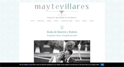 Desktop Screenshot of maytevillares.com