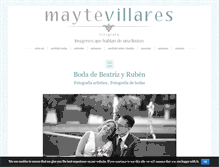 Tablet Screenshot of maytevillares.com